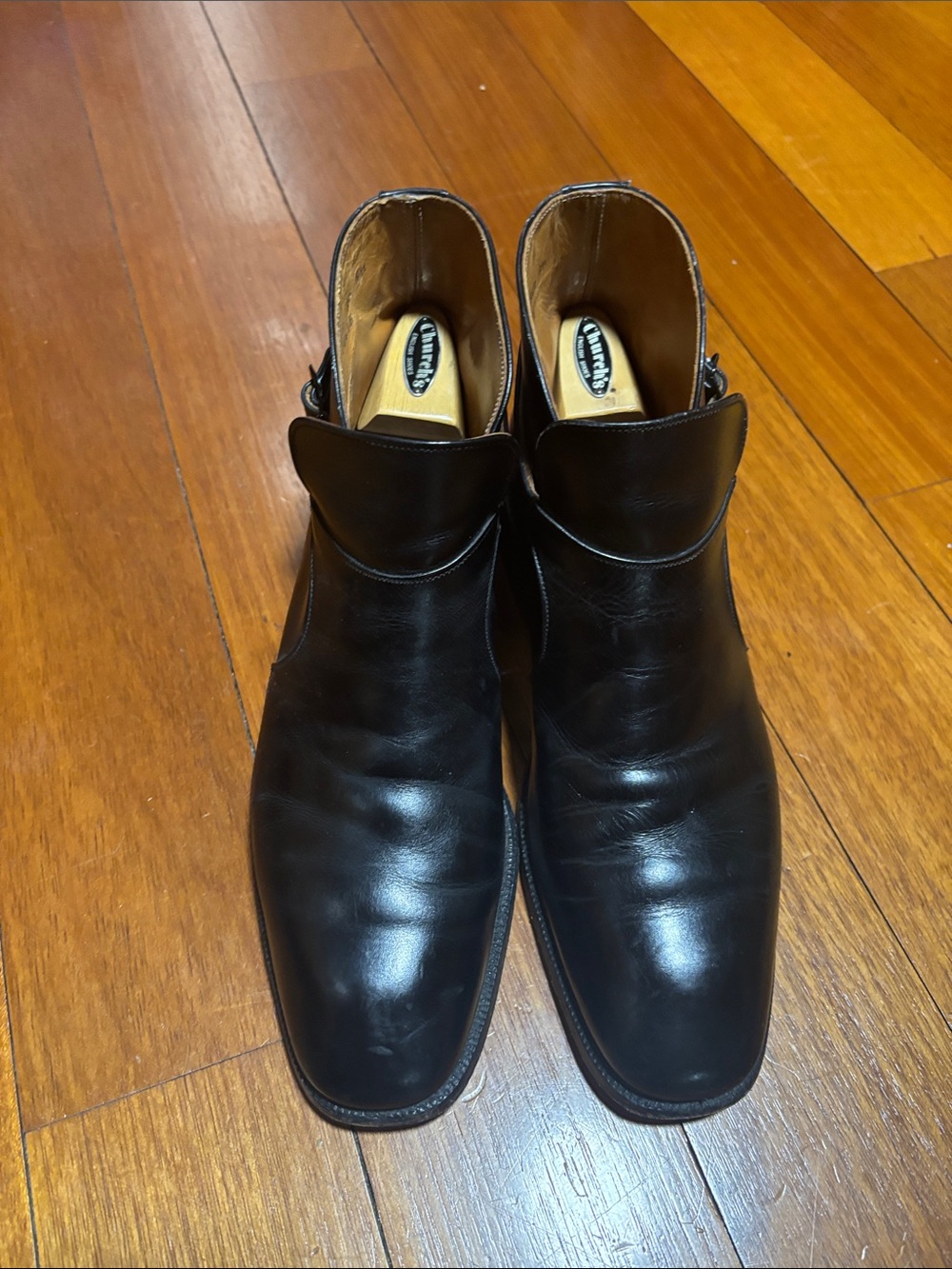 Vintage churches, Royal Tweed Jodhpor boots